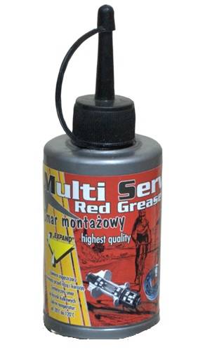 Bikesalon - STARTER ROWEROWY EXPAND - EXPAND red grease